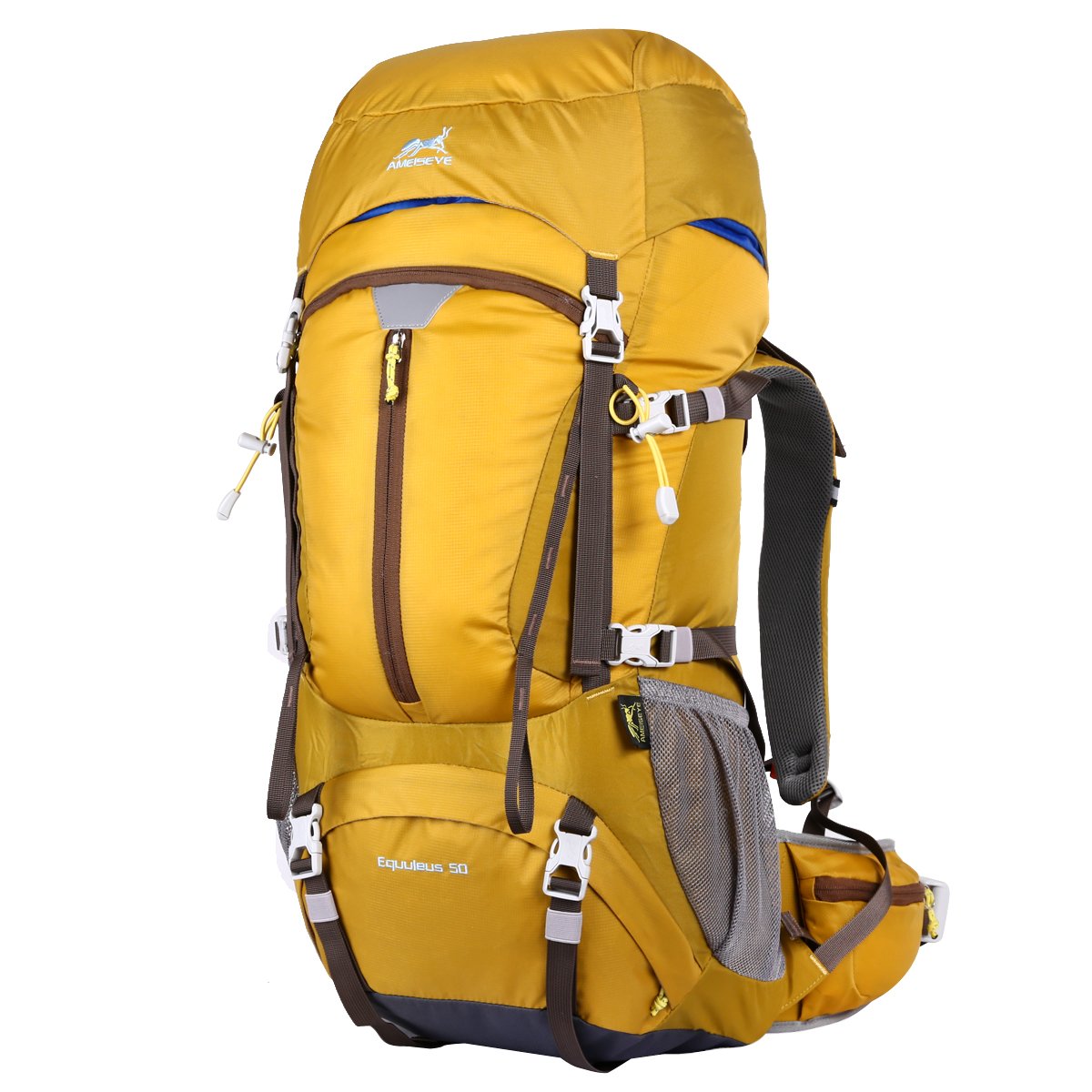 Eshow 50 L Mochila de montaña Acampada al Aire Libre Impermeable